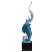 Elegant Vertical Home Decor Figurine for Living Room TV Cabinet Office Luxury Resin Craft Ornament Entrance Water Feature - Image 5