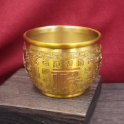 Bronze Wealth Attraction Cylinder Decorative Artistic Craft Figurine Prosperity Symbol Business Gifts Customizable Wholesale - Image 2