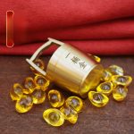 Bronze Treasure Bucket Engraved Wealth Attraction Office Desk Living Room Decorative Ornaments Wholesale Drop Shipping