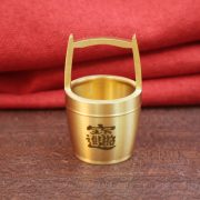 Bronze Treasure Bucket Engraved Wealth Attraction Office Desk Living Room Decorative Ornaments Wholesale Drop Shipping - Image 4