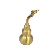 Premium Brass Gourd Pendant Entrance Decor Open Hollow Brass Polished Gourd Gift Wholesale Drop Shipping Custom Metal Craft Ornament - Image 5