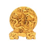 New Arrival Lucky Dragon And Phoenix Metal Ornaments Gold Color Wealth Attracting Decorative Tabletop Craftwork Good Luck Symbol - Image 5