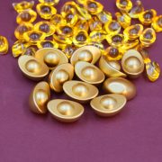 Solid Mini Golden Yuanbao Home Decor Small Treasure Bowl Filling Wealth Attracting Craft Metal Ornament For Business Use - Image 2