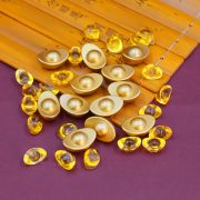 Solid Mini Golden Yuanbao Home Decor Small Treasure Bowl Filling Wealth Attracting Craft Metal Ornament For Business Use - Image 4