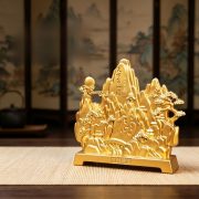 Shajin Tianxia Mountain Yellow Mountain Welcoming Pine Fortune Attracting Decorative Ornaments Tea Table Top Art Crafts - Image 4