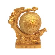 Looteng Four Seas Display Piece Turning Luck To Prosperity Five-Clawed Golden Dragon Living Room Office Decorative Gift - Image 5