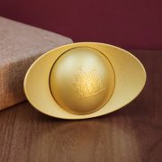 Large Size Wealth Attraction Treasure Chest Rotating Ingot Ornament Realistic Fake Ingot Feng Shui Decorative Item Lucky Charm - Image 2