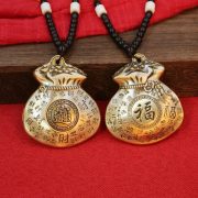 Lucky Brass Money Bag Ornament Wealth Attracting Treasure Handheld Item Prosperity Charm Money Bag Pendant Gift Wholesale - Image 2