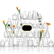 European Style Small Flower Vase Set Elegant Decorative Pieces for Kitchen Living Room Ideal for Flower Arrangements - Image 4