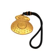 Bronze Coin Bag Rearview Mirror Car Hanging Ornament Home Decorative Item Attracting Wealth And Fortune Lucky Bag - Image 5