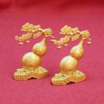 Double Happiness Character Gourd Ornament For Office Entrance Living Room Decorative Item Perfect For Moving In Celebrations