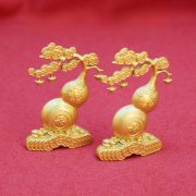 Double Happiness Character Gourd Ornament For Office Entrance Living Room Decorative Item Perfect For Moving In Celebrations