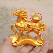 Shajin Instant Fortune Turnable Baozi Home Office Decor Lucky Charm Wealthy Waist Custom Metal Craft Ornament - Image 3