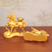 Shajin Instant Fortune Turnable Baozi Home Office Decor Lucky Charm Wealthy Waist Custom Metal Craft Ornament - Image 4