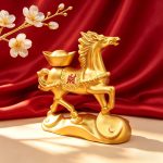 Lucky Money Horse Themed Home Decorations Wealth Bringing Animal Sculpture Ideal For Living Room Custom Metal Craft Ornaments