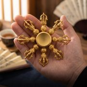 Zen Metal Alloy Worry Relief Toy Gyroscopic Tool National Style Vibration Absorber Cross-Border Hot Sale Ornamental Piece