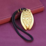 Large Size Solid Copper Locust Ornament Keychain Handheld Antique Style Metal Craftwork Wholesale Copperware Products - Image 2