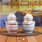 Rogue Rabbit Desktop Decoration Cartoon Cute Multi-use Aromatherapy Display Trendy Collectible Figurine Decorative Artwork