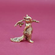 Rustic Bronze Squirrel Branch Creative Decoration Living Room Children's Bedroom Desktop Home Decor Wholesale Metal Craft - Image 2