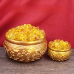 Bronze Return Pattern Wealth Attraction Money Box Home Living Room Decorative Ornaments Copper Water Basin Fortune Character Jar