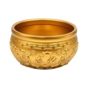 Bronze Return Pattern Wealth Attraction Money Box Home Living Room Decorative Ornaments Copper Water Basin Fortune Character Jar - Image 5