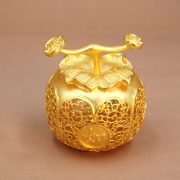 New Alloy Hollow Creative Metal Crafts Pomegranate Ornaments for Living Room Study Desk Small Figurines Wholesale - Image 2