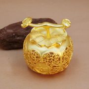 New Alloy Hollow Creative Metal Crafts Pomegranate Ornaments for Living Room Study Desk Small Figurines Wholesale - Image 4