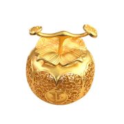 New Alloy Hollow Creative Metal Crafts Pomegranate Ornaments for Living Room Study Desk Small Figurines Wholesale - Image 5