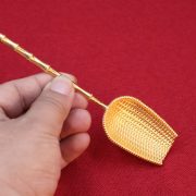 Sand Gold Simulated Tea Spoon Tea Spoon Shovel Tea Set Accessories Tea Leaf Spoon Tea Brewing Tools Elderly Gifts - Image 3