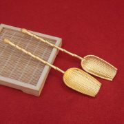 Sand Gold Simulated Tea Spoon Tea Spoon Shovel Tea Set Accessories Tea Leaf Spoon Tea Brewing Tools Elderly Gifts - Image 4
