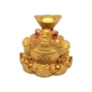 Shajin Eight-Way Wealth Yuanbao Gold Toad Rotating Three-Legged Frog Wealth Attraction Prosperity Metal Craft Ornament - Image 5