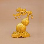 Shajin Wudi Coin Fortune Teller Gourd Tree Decoration Wealth Attraction Prosperity Double Happiness Living Room Office Desktop Ornament