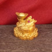 Lucky Three-legged Toad Figurine Gold Frog Home Decor Business Grand Opening Moving Gift Desktop Decoration Metal Craft Ornament - Image 4