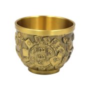 Bronze Handle Pot Drinking Cup Full Bronze Two-Ounce Traditional High-End Home Barware Altar Tea Cup Decoration - Image 5