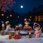 Chinese Style Long Song Resin Figurine Creative Desktop Craft Design Seasonal Decorative Item Wholesale