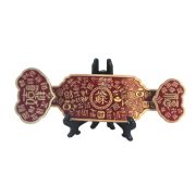 Bronze Eight Direction Wealth Attraction Sculpture Relief Decorative Office Desk Accessories Lucky Charm Prosperity Ornaments - Image 5