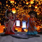 Antique Style Desktop Ornaments Resin Crafts Colorful Lanterns Xisi Zhaojun Dolls Folk Art Custom Figurines Home Decor - Image 3