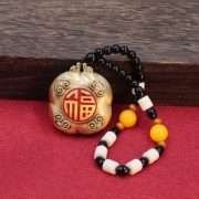 Bronze Wealthy柿子 Rotating Handheld Ornament Crafts Stress Relief Decorative Item Custom Metal Craft - Image 2