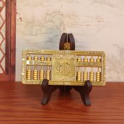 Bronze Abacus Ornament Solid Wealth Attracting Living Room Office Decorations Company Opening Gifts Dragon And Phoenix Abacus - Image 2