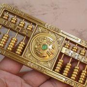 Bronze Abacus Ornament Solid Wealth Attracting Living Room Office Decorations Company Opening Gifts Dragon And Phoenix Abacus - Image 4