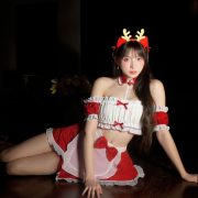 Sweet Heart Maid Sexy Lingerie Set Small Chest Women Pure Desire Christmas Outfit Cute Servant Secretary Uniform New Year Robe - Image 3