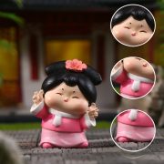 Adorable Ancient Style Sugar Girl Figurine Resin Craft Desktop Decoration Charming Chinese Design Custom Artwork - Image 4