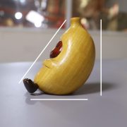 Banana Man Figurine Creative Cute Home Office Decorations Wooden Yew Wood Craft Desktop Ornaments Wholesale - Image 2