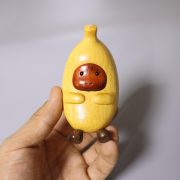 Banana Man Figurine Creative Cute Home Office Decorations Wooden Yew Wood Craft Desktop Ornaments Wholesale - Image 3