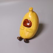 Banana Man Figurine Creative Cute Home Office Decorations Wooden Yew Wood Craft Desktop Ornaments Wholesale - Image 4