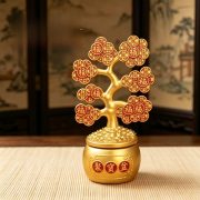 Lucky Money Tree Rotating Wealth Attracting Decoration Prosperity Tree Gourd Alloy Ornament Stress Relief Small Figurine - Image 4