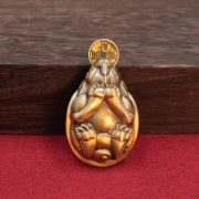 Bronze Turtle Shell Pendant Creative Office Decorative Artwork Men's Gift Lucky Charm Home Decoration Ornament - Image 4