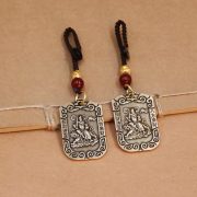 Creative Brass Wu Tai Shen Zhao Gong Ming Talisman Pendant Keychain Lucky Charm Attract Wealth And Prosperity Personal Protector - Image 2