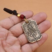 Creative Brass Wu Tai Shen Zhao Gong Ming Talisman Pendant Keychain Lucky Charm Attract Wealth And Prosperity Personal Protector - Image 4