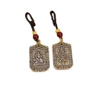 Creative Brass Wu Tai Shen Zhao Gong Ming Talisman Pendant Keychain Lucky Charm Attract Wealth And Prosperity Personal Protector - Image 5